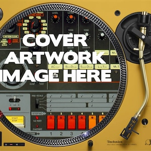 Custom slipmat best quality full color printed with your own design! your logo music gifts musicians vinyl record slipmats turntable mat