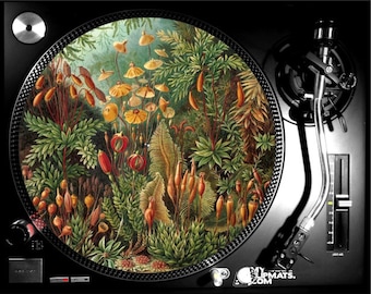 Vintage jungle slipmat dj turntable music gifts musicians art record vinyl slip mat gift slipmats pastel gramophone myslipmats player