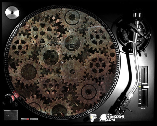 ラック スリップマット レコードプレーヤー myslipmats カスタムメイド ターンテーブル クロック ギア アクション ギフト テクニクス マット
