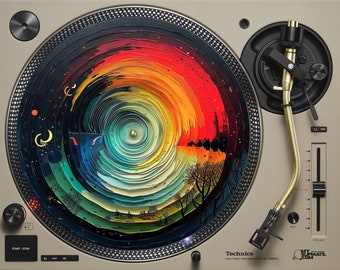 La Sangria slipmat chilled design dj turntable vinyl record slip mat slipmats art drinking holydays good mood sexy intoxicating nights