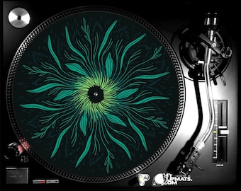 Manture slipmat dj tocadiscos de música regalos músicos de arte disco vinilo slip estera regalo slipmats djs © #GrubaBaba