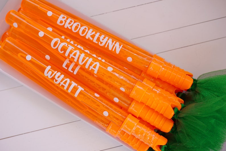 Personalized Bubble Wands for Easter Basket Easter Themed Etsy