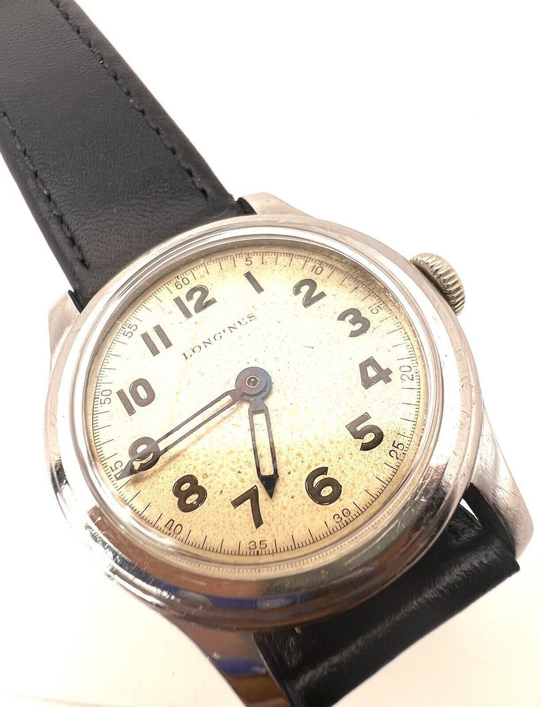 Buy Vintage Longines Mechanical Wind Wrist Watch Circa 1943 WWII Arabic  Numerals Online in India
