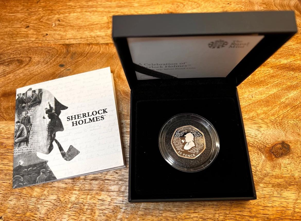 ロイヤルミントによるシャーロック・ホームズ記念 2019年 英国 50