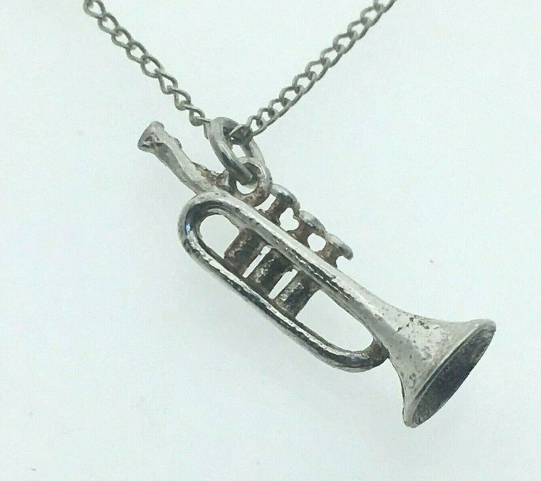 Trumpet charm necklace sale