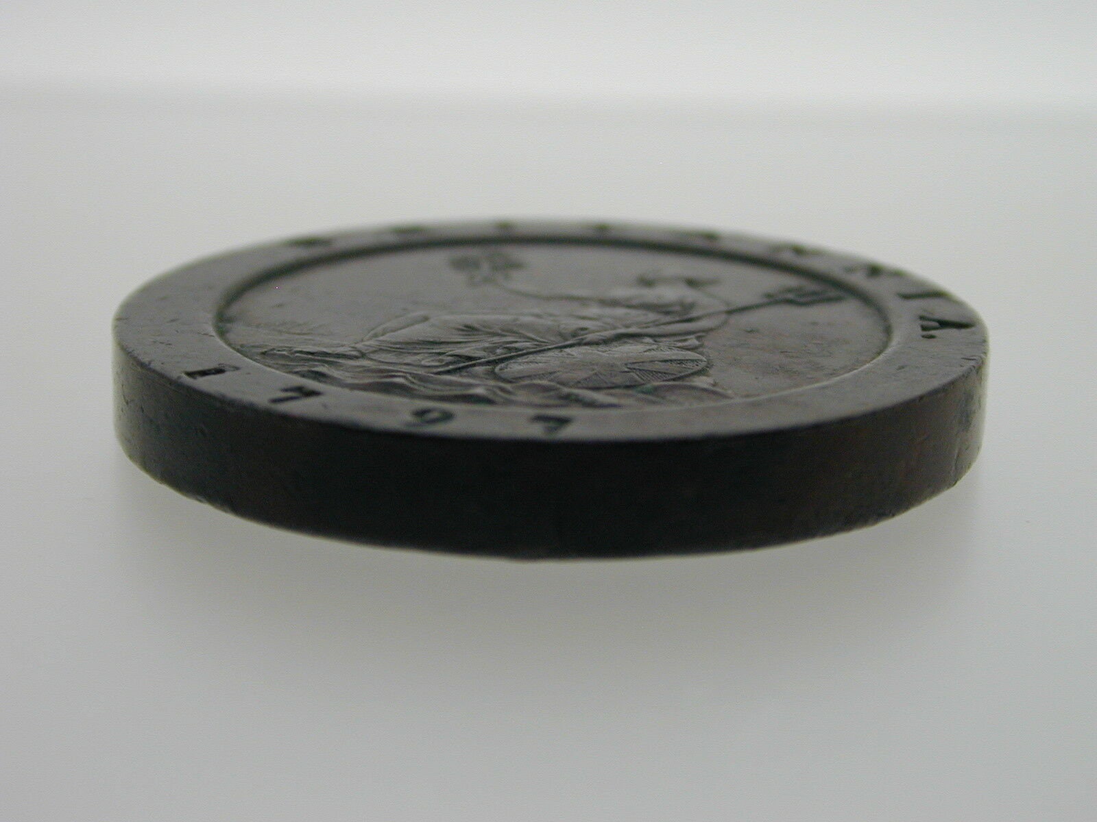 1797年 カートホイール 英国 2ペンス銅貨（国王ジョージ3世を描いた