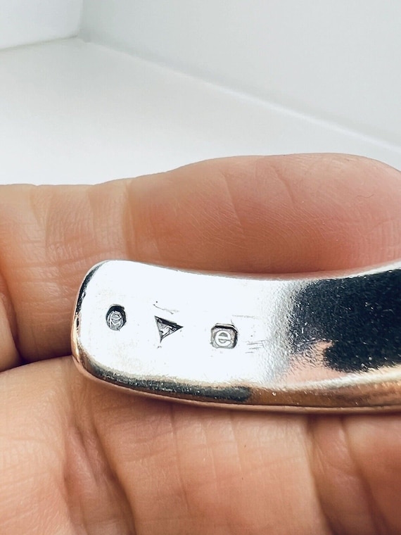 Silver Torque Bangle Bracelet Patrick Mavros Zimb… - image 3