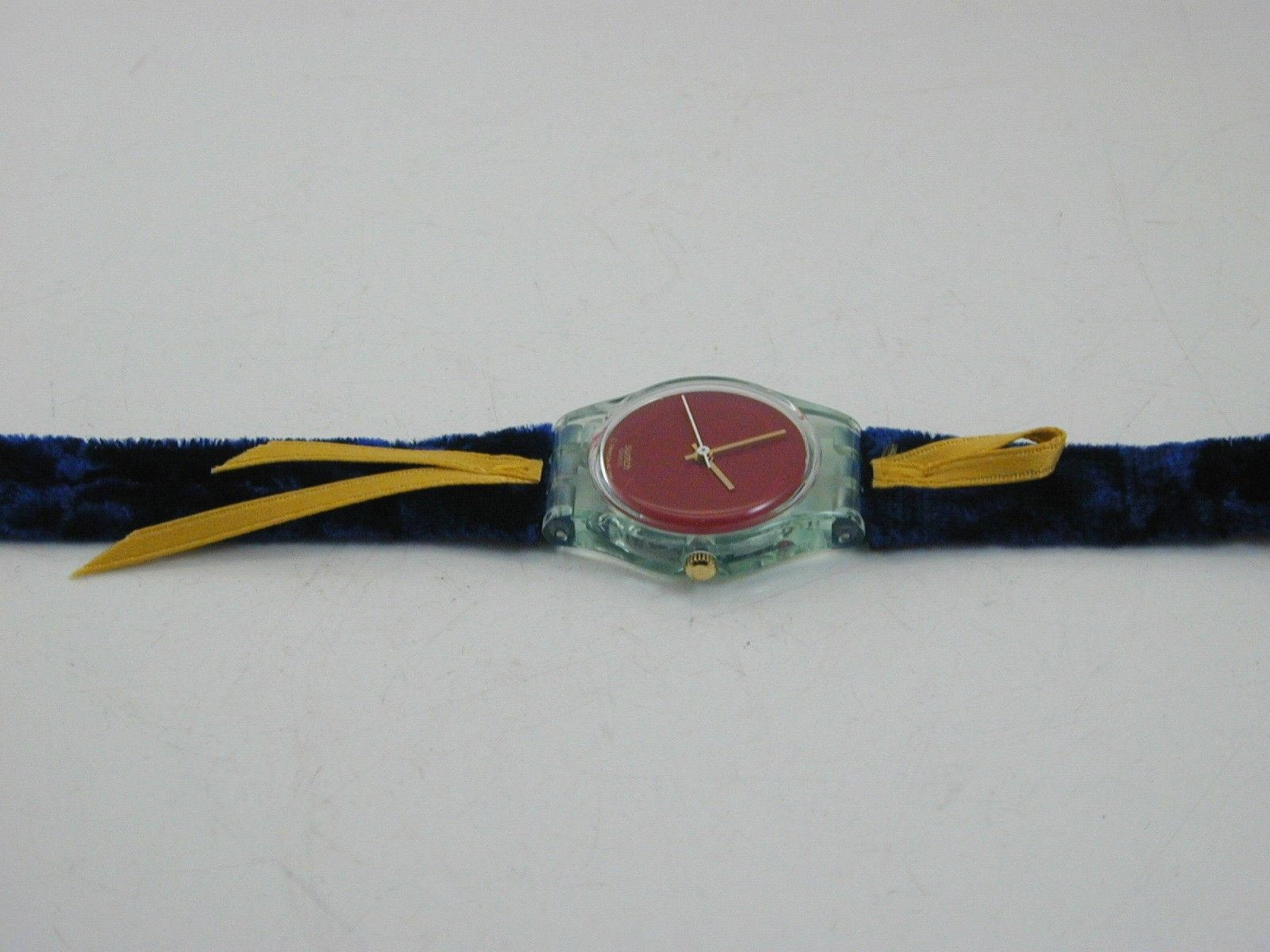 Vintage Swatch 1995 Ladies the Cord On Bleu Watch Cord on Bleu main image 2