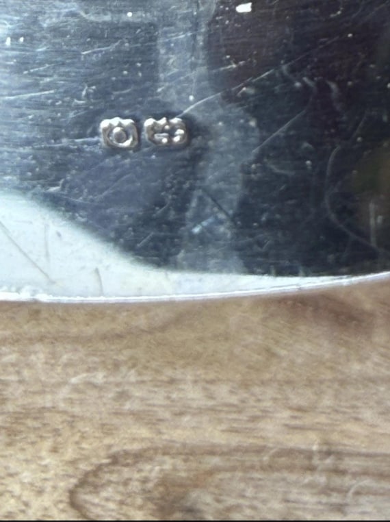 Edwardian Solid Silver Hinged Bangle Birmingham 1… - image 4