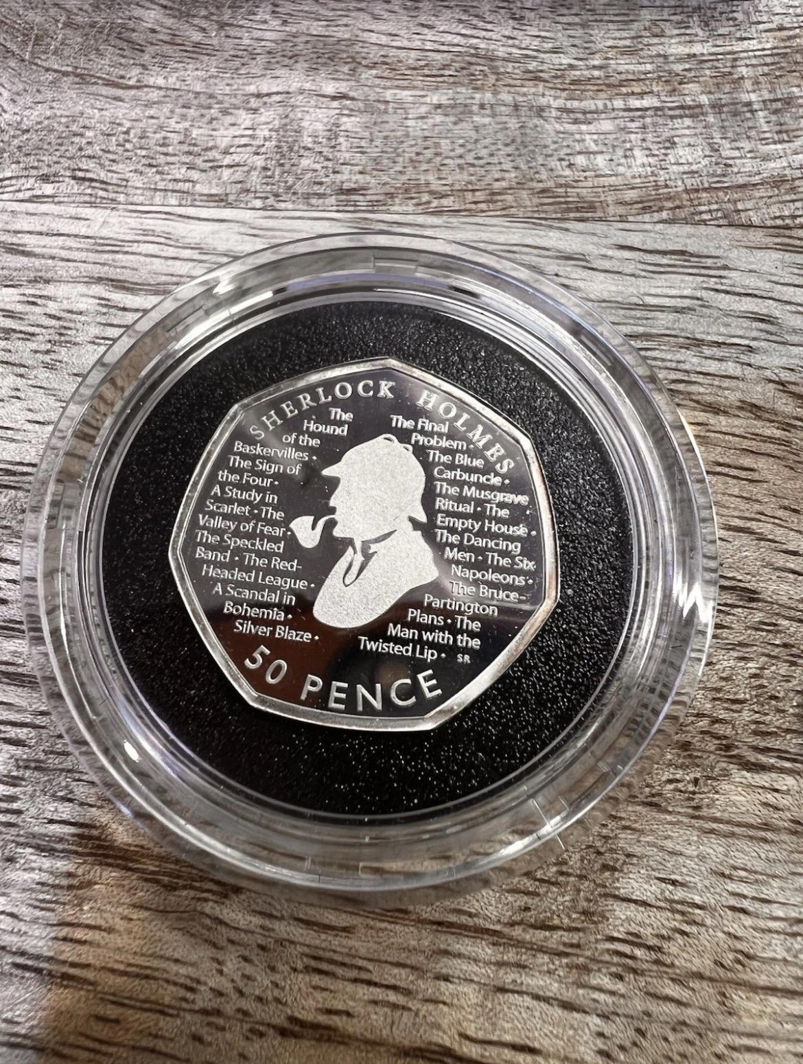 ロイヤルミントによるシャーロック・ホームズ記念 2019年 英国 50