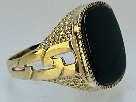 9 carat gold onyx ring discount