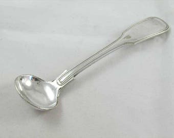 Mustard spoon art Deco silver plate circa 1920s