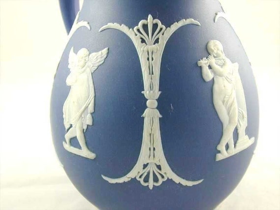 アンティーク ウェッジウッド ジャスパーウェア スタイル 天使の天使が