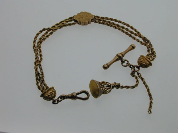 Carat Gold Watch Chain Antique Bracelet 