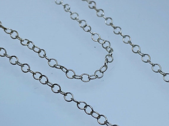 White gold belcher chain discount