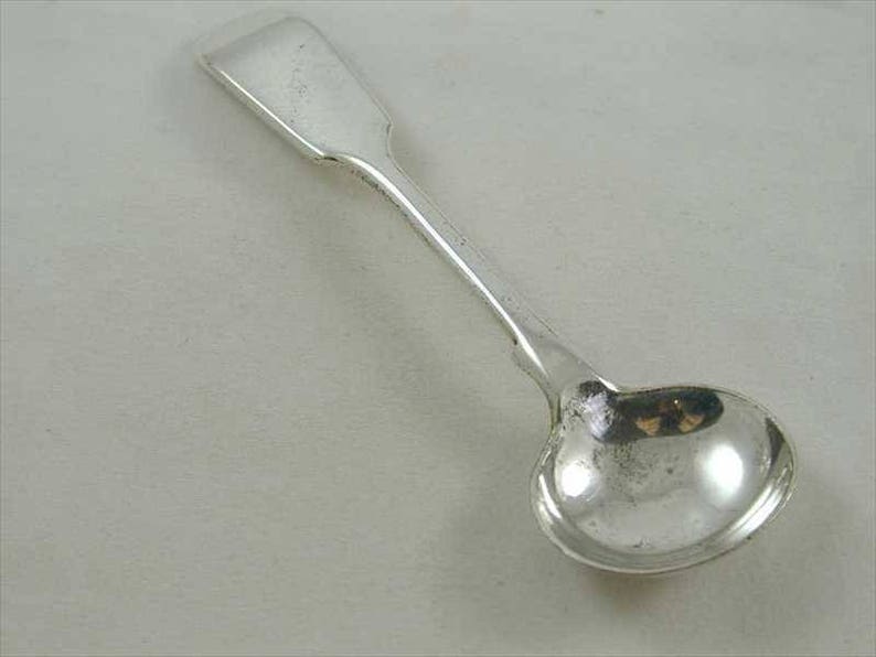 Antique EPNS silver plate mustard spoon circa 1920s
