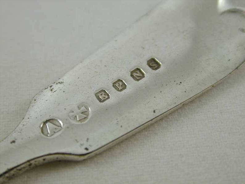 Antique EPNS silver plate mustard spoon circa 1920s