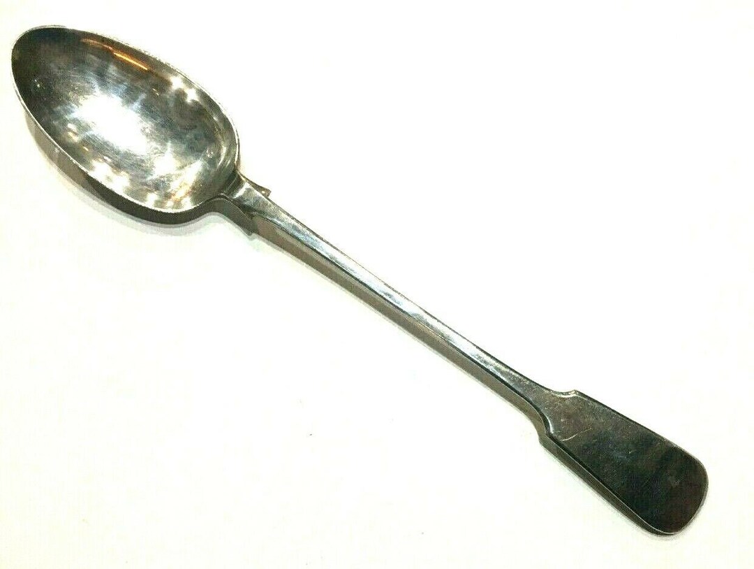 Bruford Plymouth Huge Large Silver Plate Serving Spoon 335 Mm