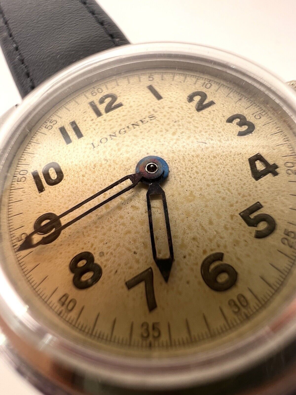 Vintage Longines Mechanical Wind Wrist Watch Circa 1943 WWII