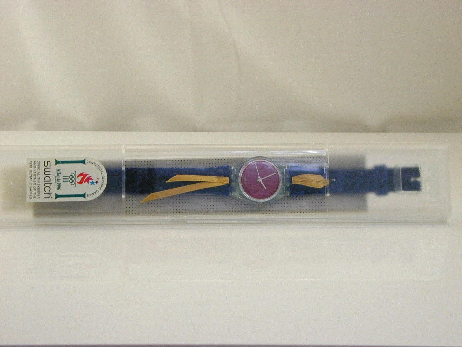 Vintage Swatch 1995 Ladies the Cord On Bleu Watch Cord on Bleu main image 2