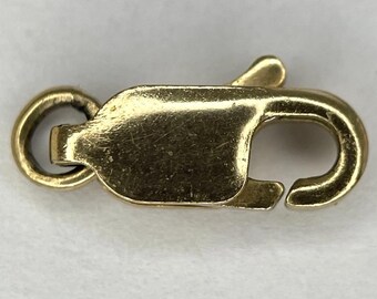 Fermoir Griffe (homard) En Or Jaune 9 Carats - 12 Mm - Parfait Pour Créations Bijoux