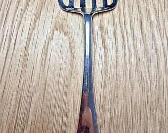 Antique Frank Cobb & Co Sheffield Silver Plate Beetroot Serving Fork FCco