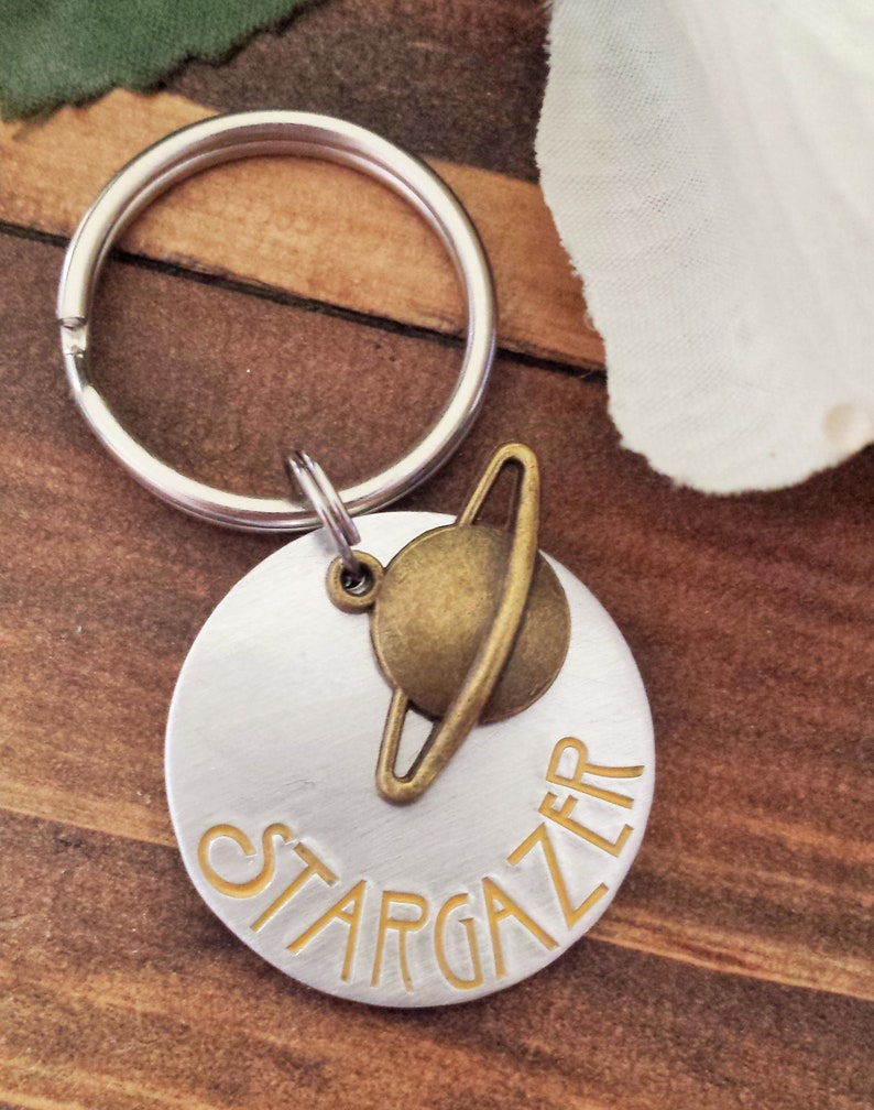 Astronomy Keychain Astronomy Gift Space Key Chain Space Etsy