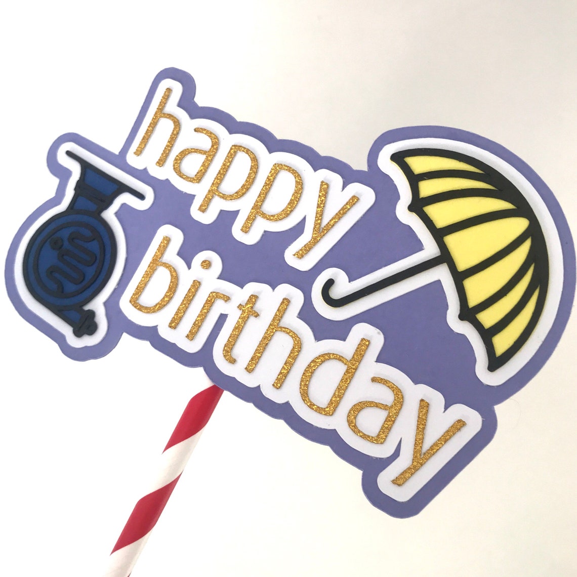 Happy Birthday How I Met Your Mother Inspired Cake Topper TV | Etsy