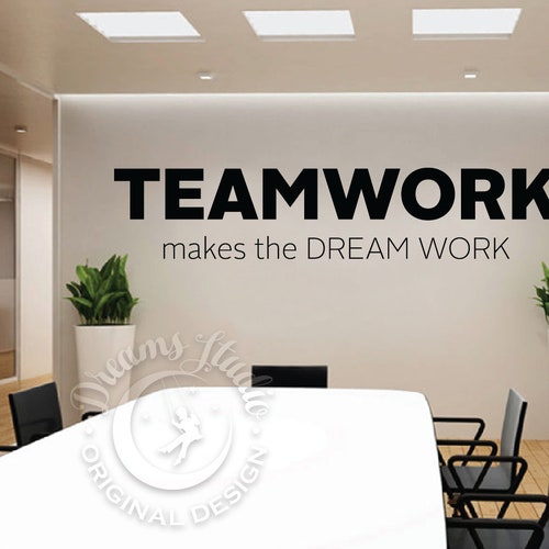 BIG CUSTOMIZABLE OFFICE Wall Vinyl Decal Motivational Etsy UK