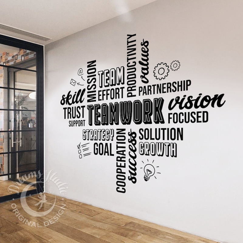 Office Wall Decal - Etsy