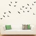 Wall Vinyl Decal Flying Birds - Etsy UK
