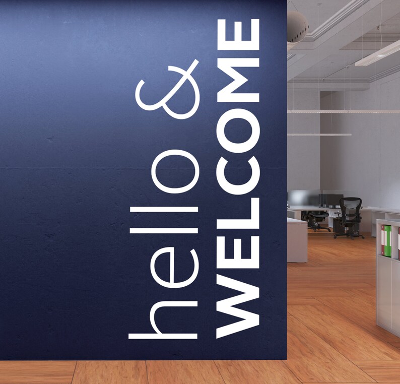 BIG OFFICE Wall Vinyl Decal 