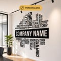 BIG CUSTOMIZABLE OFFICE Wall Vinyl Decal  motivational, inspirational