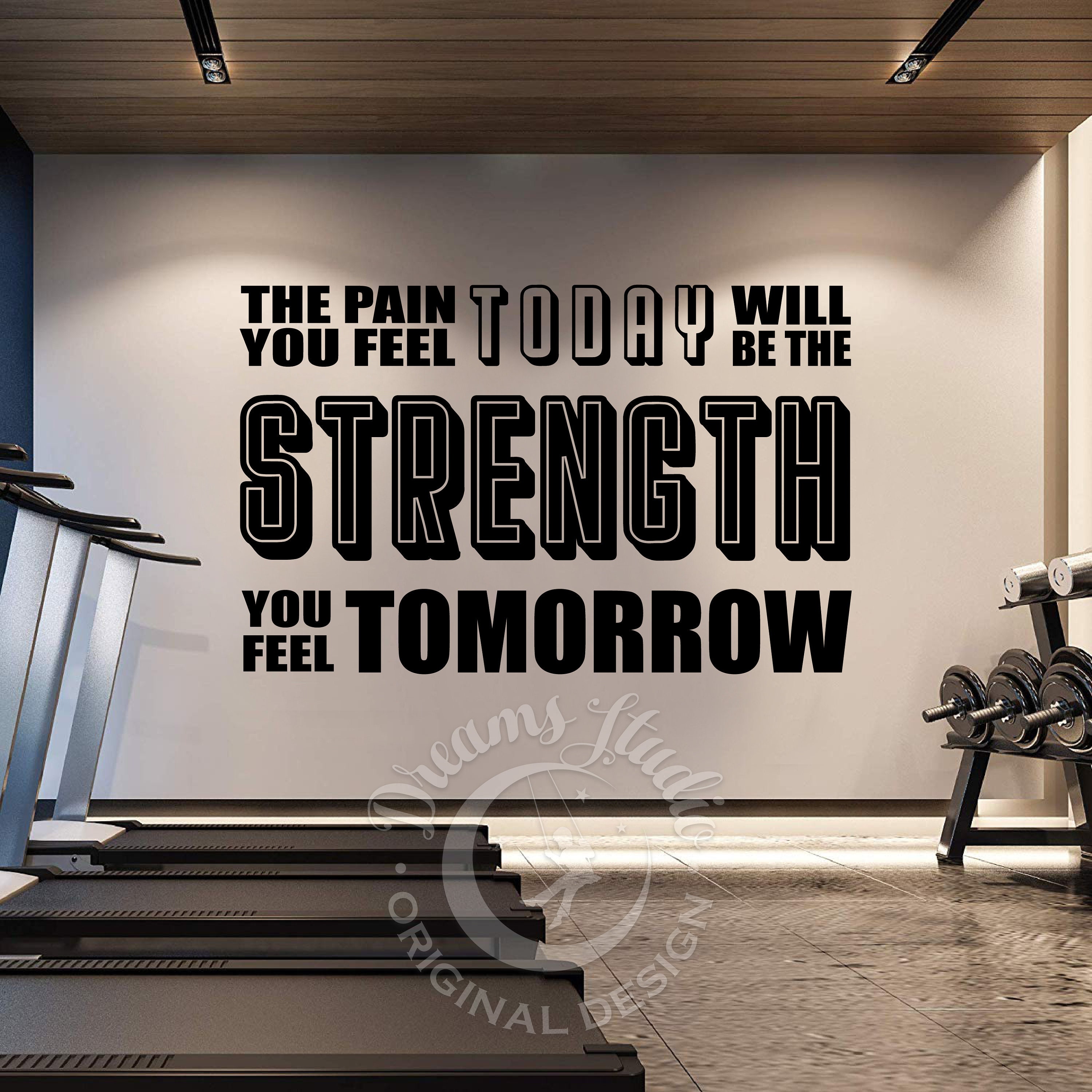 Big Gym Fitness Aufkleber Fur Fenster Oder Interieur Etsy