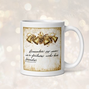 It&#39;s a Wonderful Life mug, George Bailey, Clarence the Angel