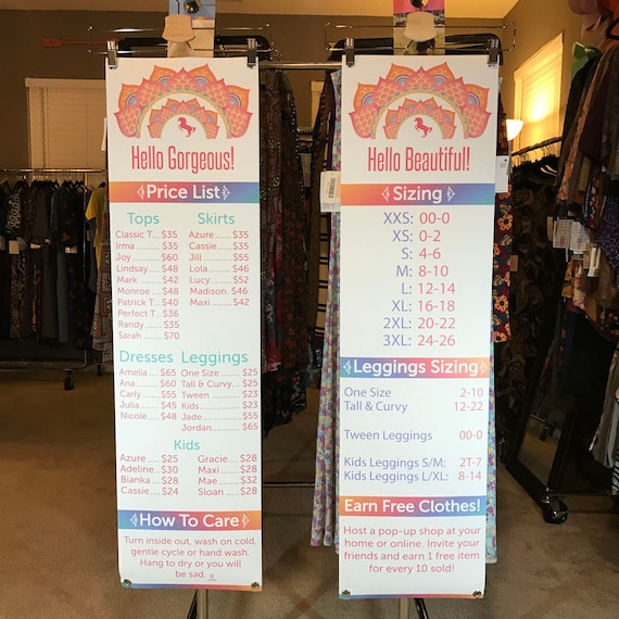 Maxi Size Chart Llr