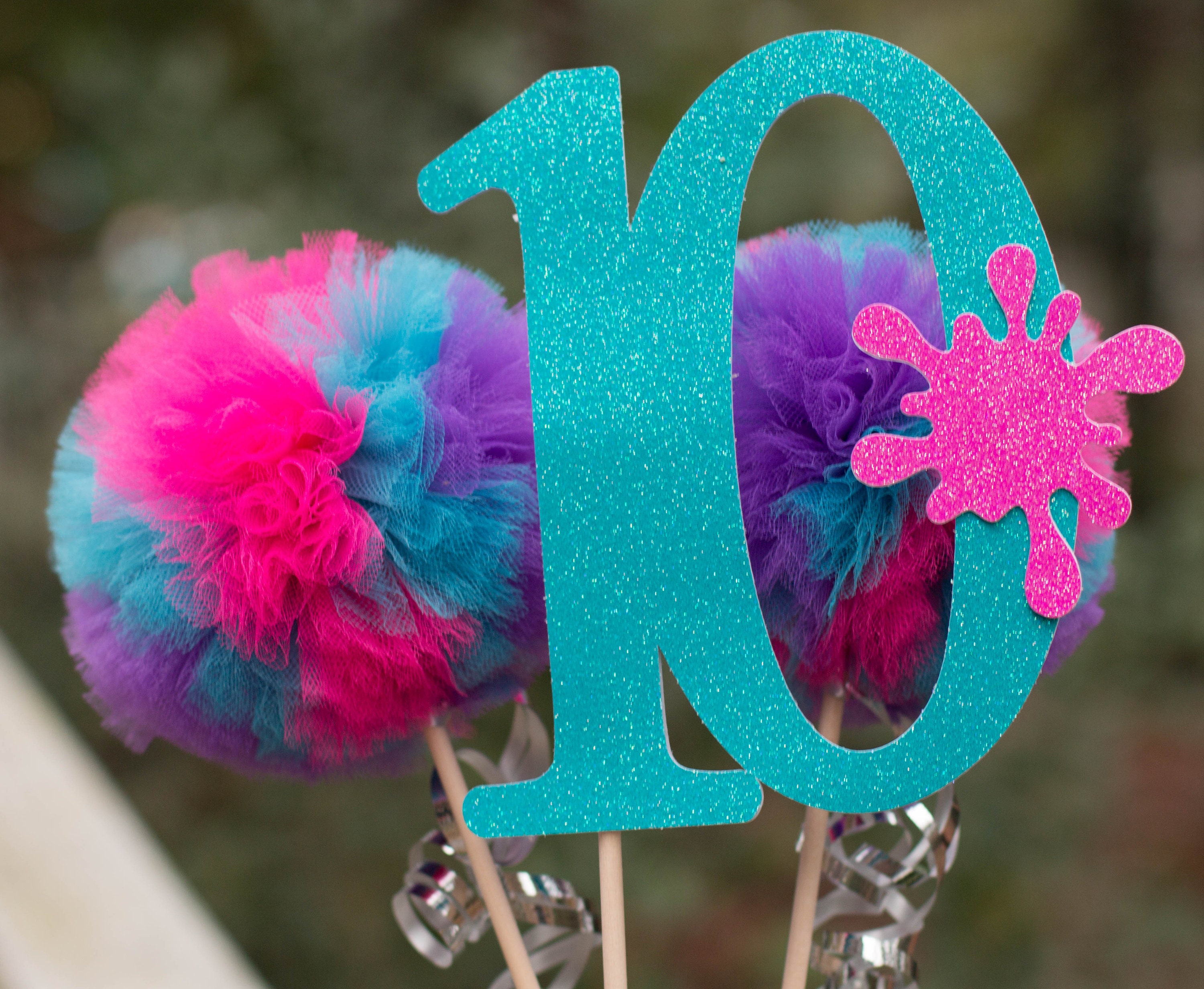 Slime Party Decorations Centerpiece Table Decoration or Cake | Etsy