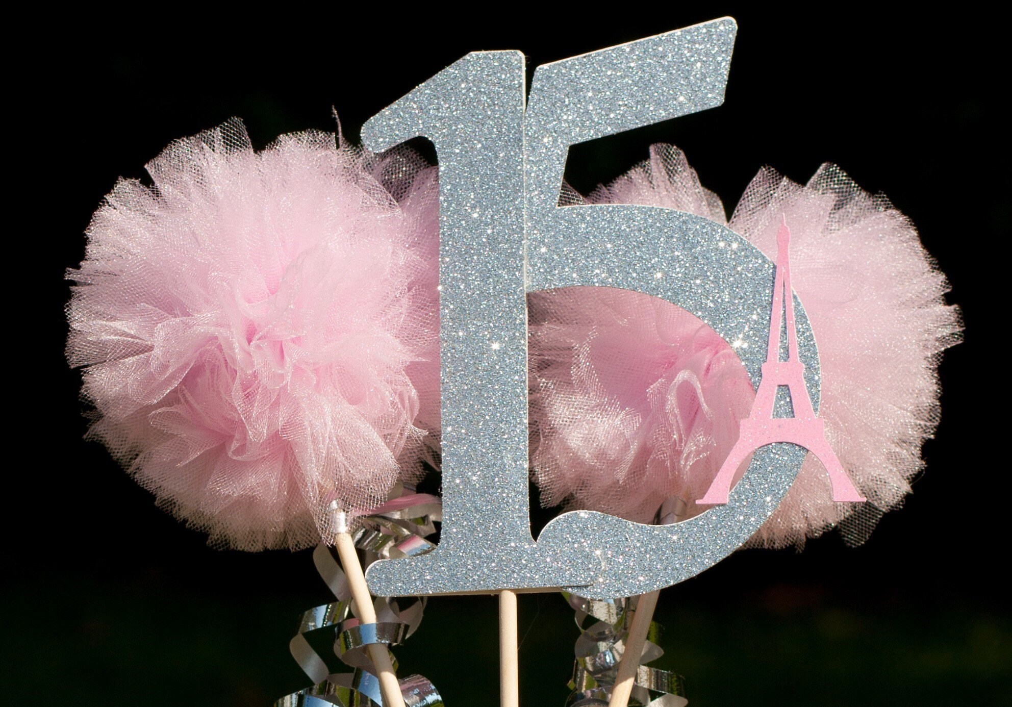 Paris Party Eiffel Tower First Birthday Photo Prop Pink And Etsy
