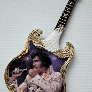 Vintage Elvis Presley (1973 Aloha from Hawaii) Wall Guitar Plate
