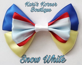 Snow White Disney Inspired Bow