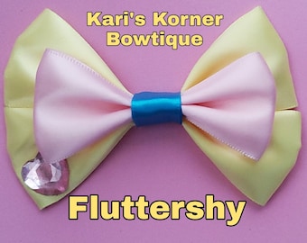 Fluttershy My Little Pony Inspired Bow