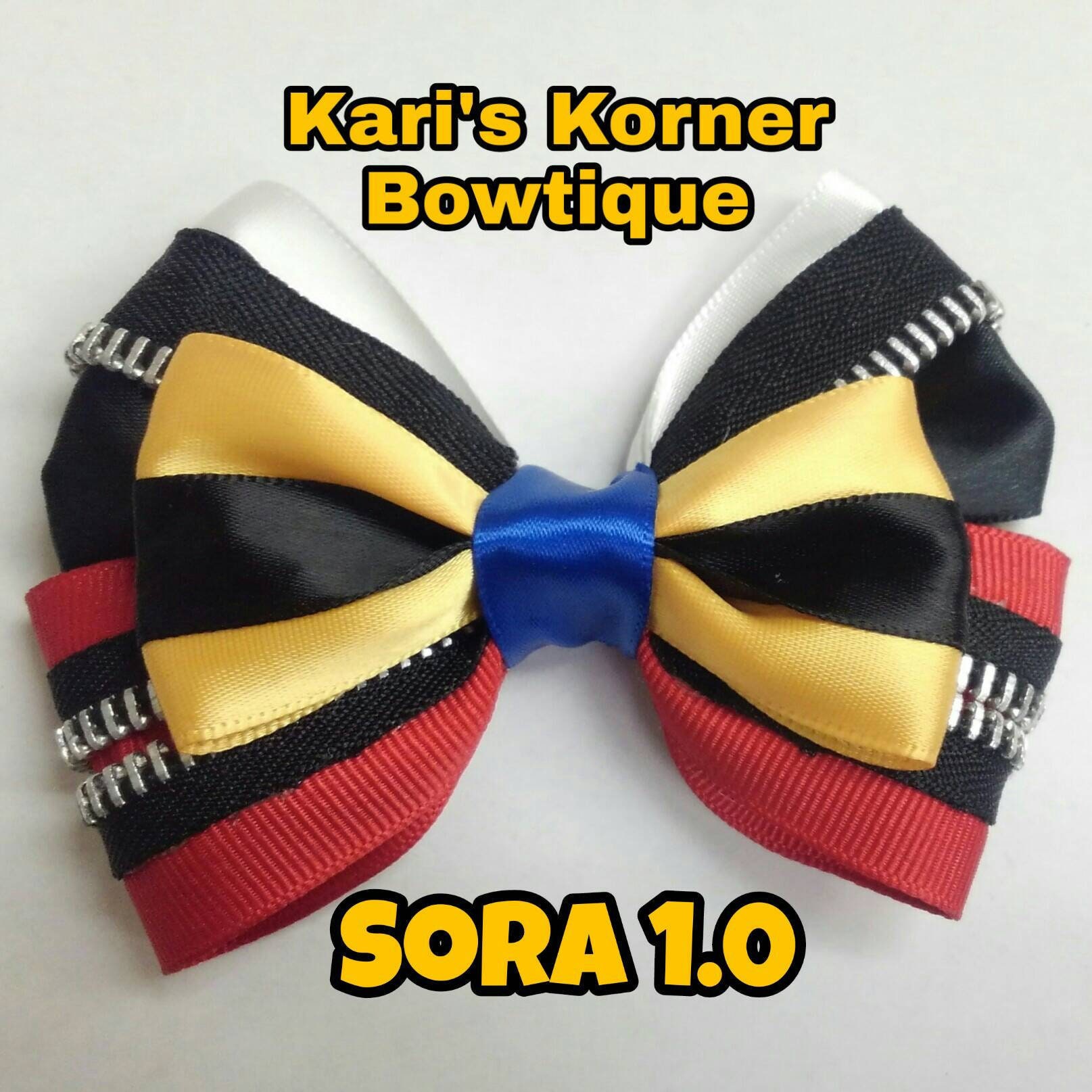 Kingdom Hearts Sora Inspired Bow