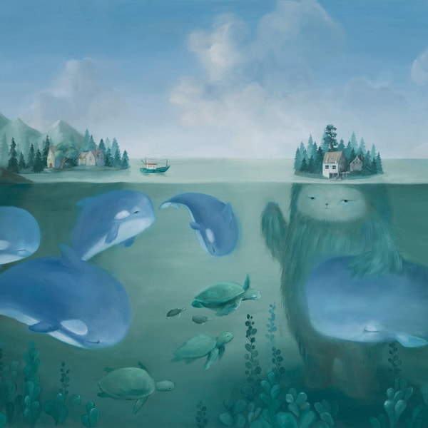 Underwater Children's room art
