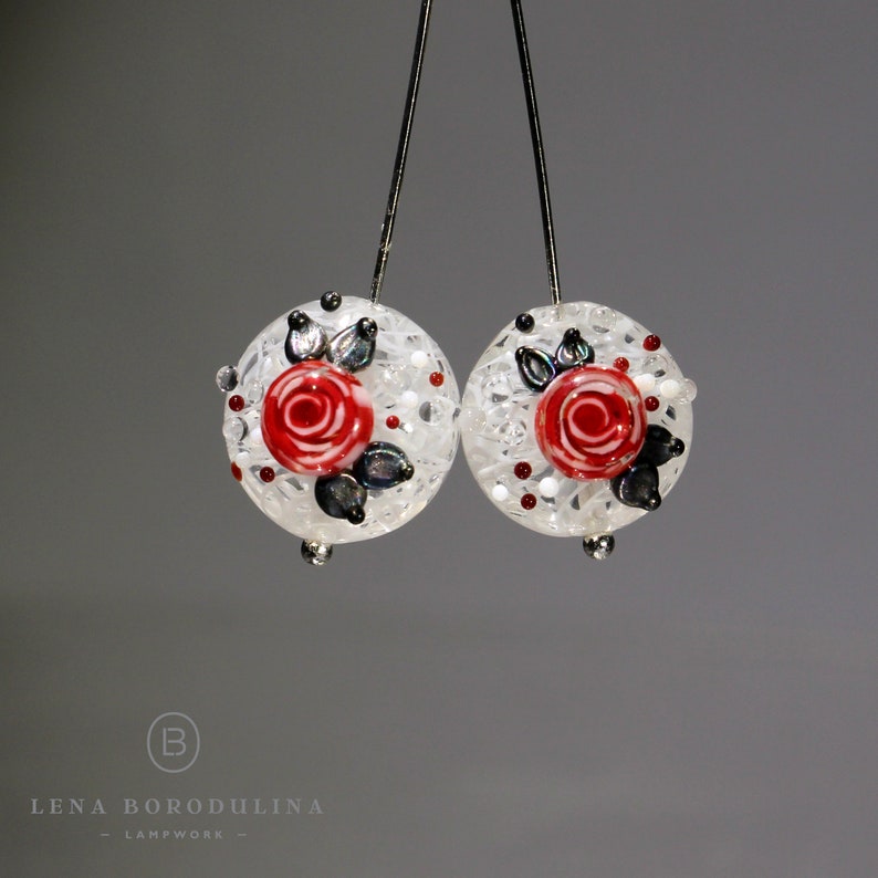 Red-white rose murrini COE104