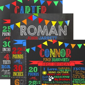Primary Color 1st birthday party decoration, 1st birthday primary colors; first bday, red green blue yellow orange customized BRDFLG05