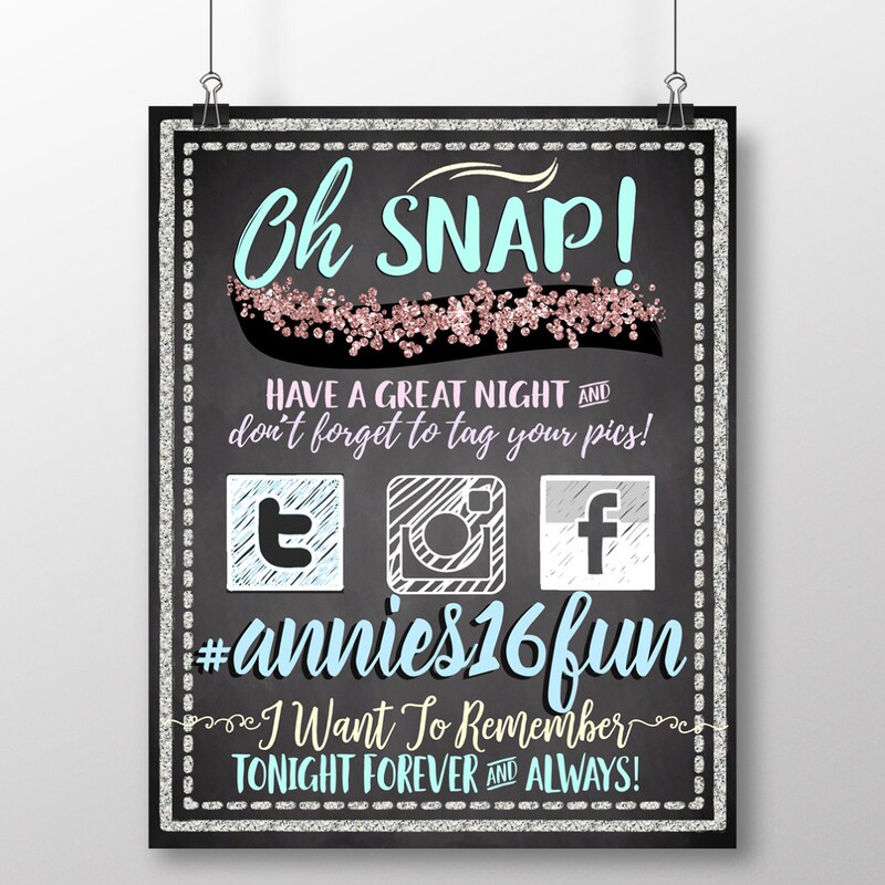 Customizable Hashtag Sign Custom Hashtag Sign - Etsy