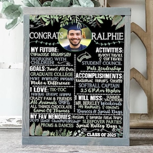 Cadeaux Promotion 2025, Panneaux Promotion 2025, Panneaux Félicitations pour diplômés, Cadeaux personnalisés pour diplômés, Cadeaux uniques de remise des diplômes pour lui, Garçon diplômé