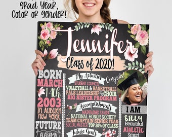 Class of 2024, Graduation Gifts, Popular Graduation Gift, Inspirational Grad Sign, Unique Graduation Gifts For Girls, Her Grad Party Signs