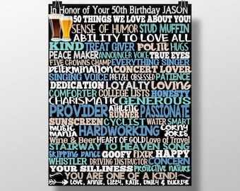 50th Birthday Gift Ideas For Men, Man Turning 50, 50th Birthday Present For Husband, 50th Birthday Centerpieces For a Man, Gag Gift For 50th