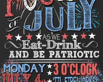 fourth of july invites